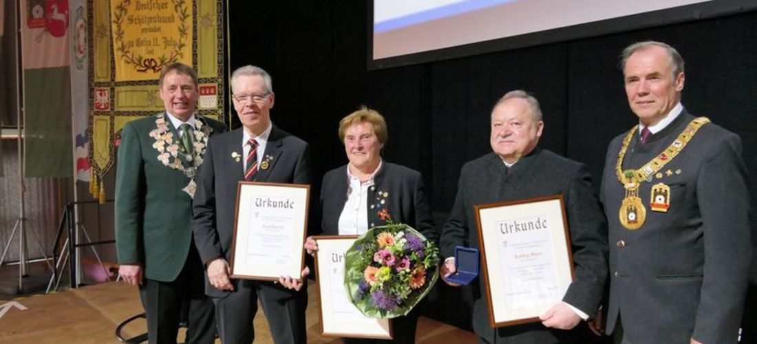 Herta Zeiler und Ludwig Mayer - DSB Ehrenmitglieder